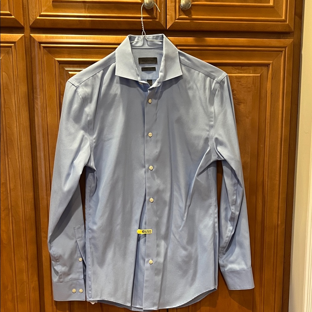 Men's Blue Calvin Klein Dress Shirt